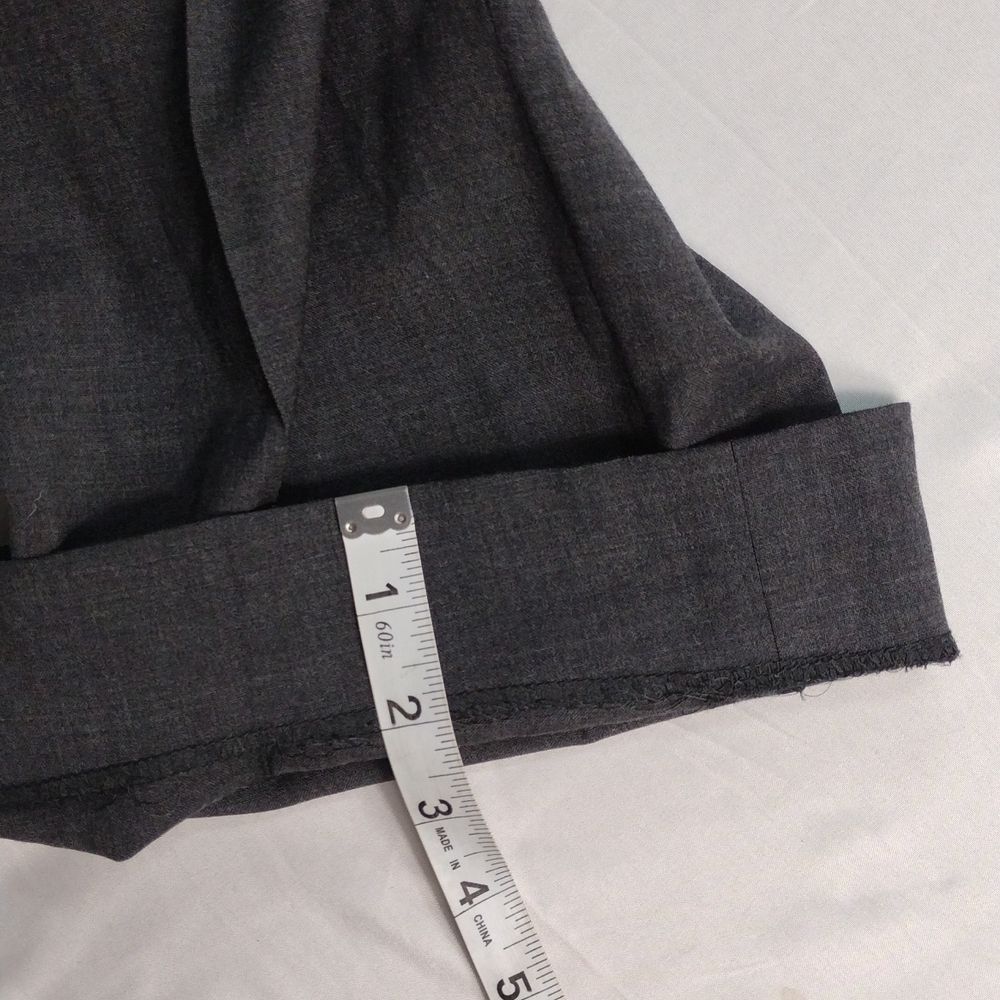 John Varvatos Wool Dark Gray Slacks - Picture 5 of 12